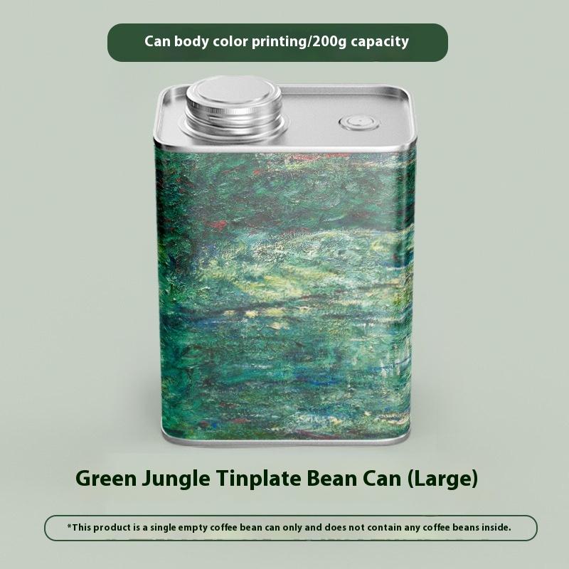 

Sealed Pill Box Portable Empty Tins Coffee Bean Sealed Tin Can For Outdoor Camping Fresh Breathing Tin Box Packaging Storage