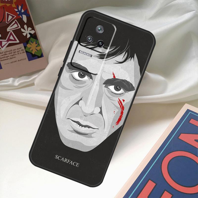 Scarface Al Pacino Tony Montana Case For Xiaomi 15 14 Ultra 17 Pro Max 13T 14T 15T Pro POCO F8 X3 X5 X6 X7 F5 F6 F7 Pro Coque