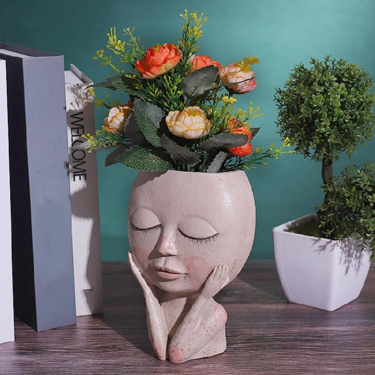 Flower Pot Silicone Mold,DIY Succulent Plants Concrete Planter Vase Gypsum Cement Molds Clay Mould Candle Holder Mold