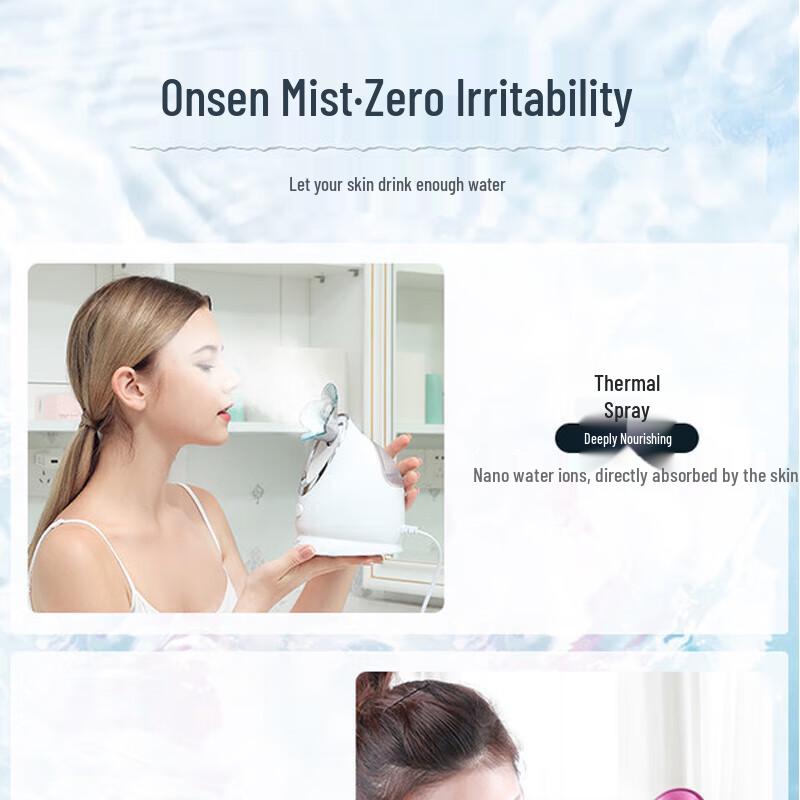 K·SKIN Nano Hot Mist Facial Steamer