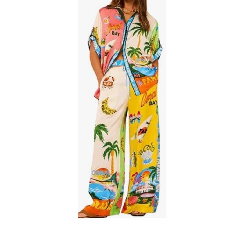 Street women's suit Printed digital high-end new trendy women's suit