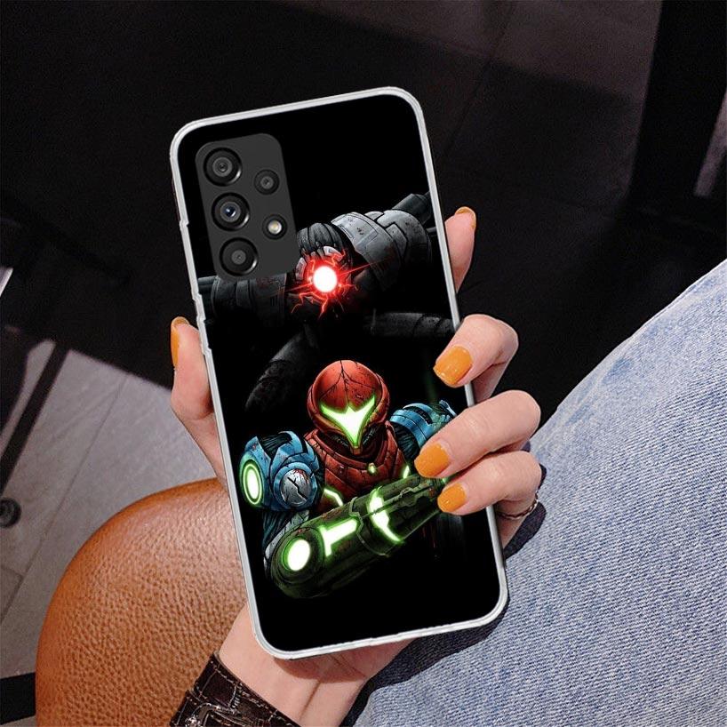 Spiel M-Metroids Handyhülle Für Samsung Galaxy A52 A32 A22 A12 A51 A31 A50S A30S A20S A10S Note 20 Ultra 10 Plus S10 A72 A71 Gala
