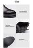 Men's High-Top Formal Brogue Boots - Autumn/Winter British & Korean Style