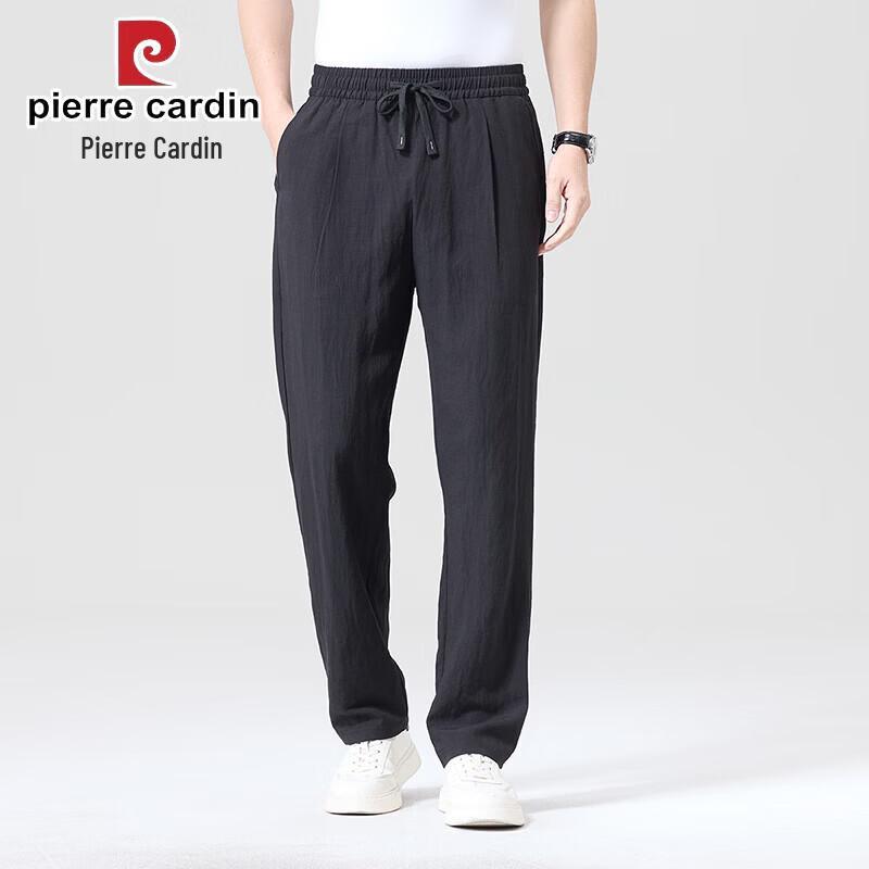 Pierre Cardin Men s Lyocell Linen Blend Casual Trousers M