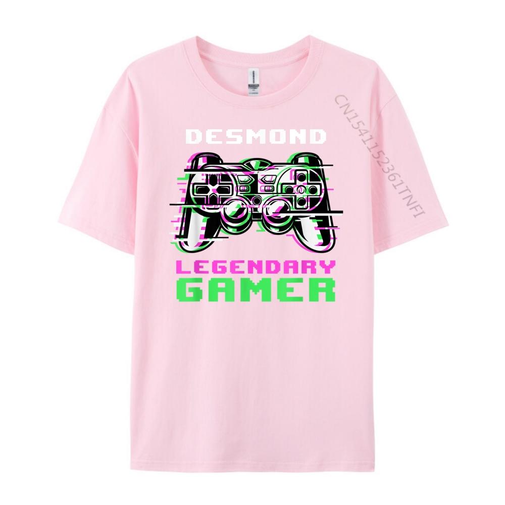 Desmond Legendary Gamer Personalized Clothing Mens T Shirt Graphic Shirts Funny T Shirts