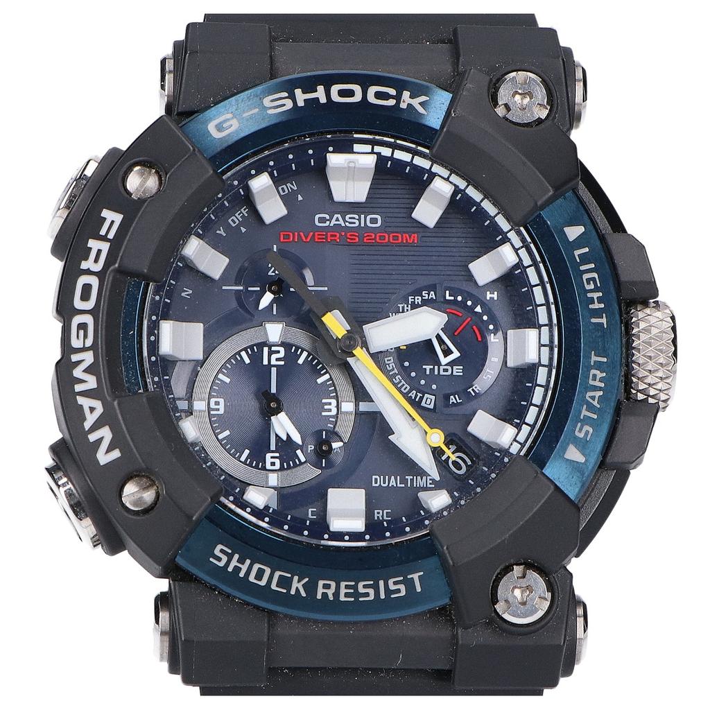 G-SHOCK GWF-A1000C-1AJF MASTER OF G Frogman Watches Black X blueUsed