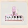 5Pcs Piano Pattern Sheet Music Clip Transparent Acrylic Piano Score Fixed Binder Clamp  Office Use