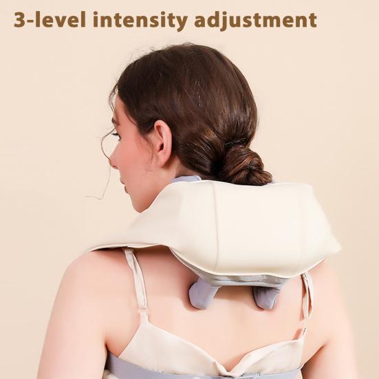 Shoulder And Neck Massager Deep Tissue Massage Device for Muscle Relief Portable Electric Relaxer for Home Office Car