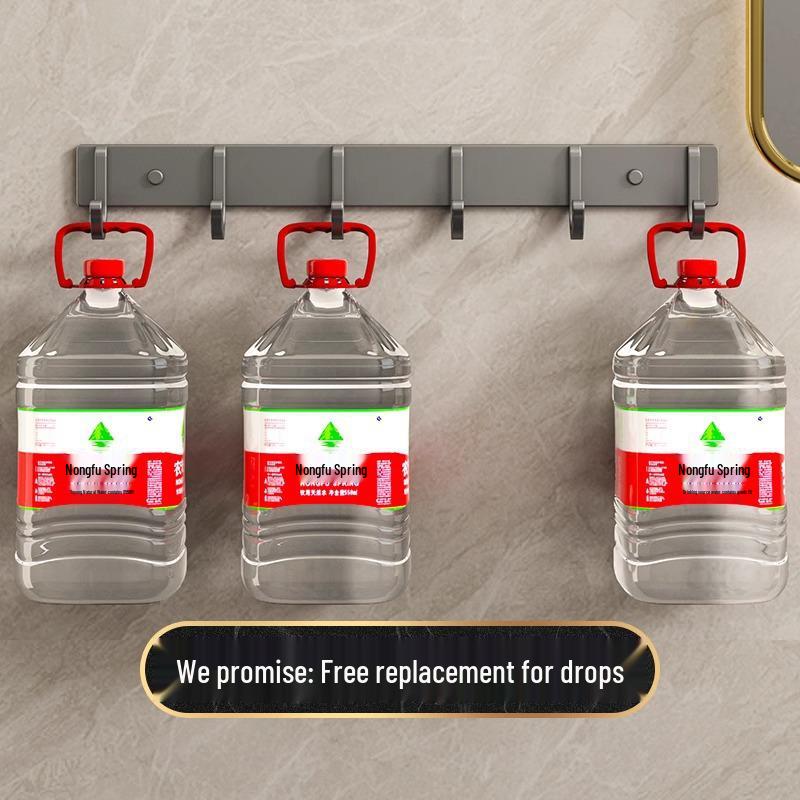 No-Drill Adhesive Hook: Wall-Mounted Towel Rack for Bathroom or Kitchen