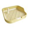 Dog Potty Pad Reusable Indoor Open Top Entry Dog Litter Pan Mesh Grids Toilet for Indoor Bunny Small and Medium Dogs Porch Puppy