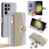 For Samsung Galaxy S23 Ultra Case Zipper Pocket Phone Cover with Shoulder Strap