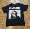 Ministry Band T-Shirt Schwarz Unisex Tee Alle Größen S-5XL K645