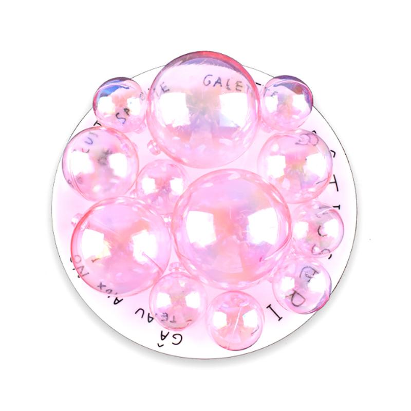 Colorful Spherical Cake Top Transparent Balloon Cupcake DIY Decoration Birthday Party Wedding Anniversary Decoration