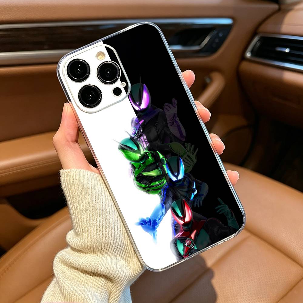 K-Kamen R-Rider ZeztzS Handyhülle Für iPhone17,16,15,14,13,12,Pro Max,16/15/14 Plus XS Weiche Silikon Transparente Hülle