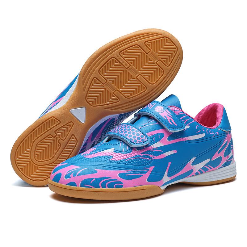 Boys and girls Velcro football shoes Children's professional sports shoes Primary and secondary school students game training football shoes