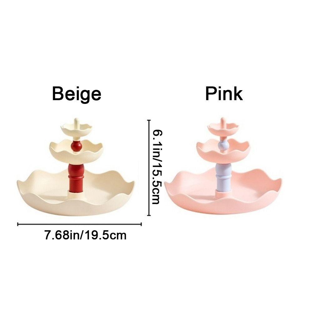 Anti Slip Jewelry Display Rack Large Capacity Desktop Storage Box Jewelry Key Holder  Office