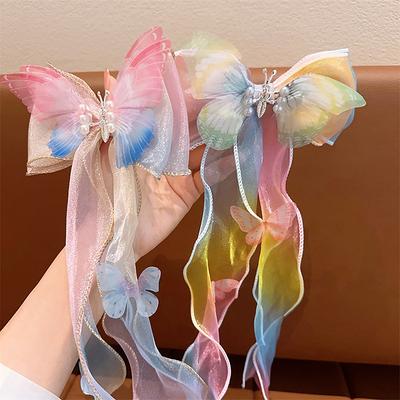 Children'S Hair Accessories Bows Ribbons Braided Hairpins Headdresses Princess