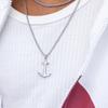 PIG & HEN Anchor Necklace - Silver X Silver