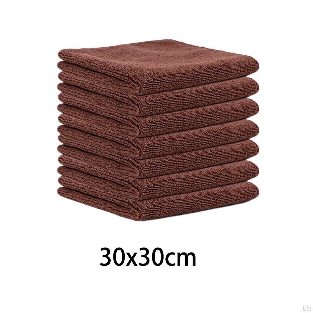 7 ks Čisticí hadřík z mikrovlákna Pratelný přenosný savý ručník na nádobí pro