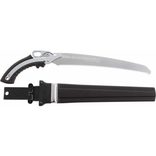 Silky Gunfighter Curve 300 Saw with Sheath, 472-30, for civil engineering and bamboo harvesting.