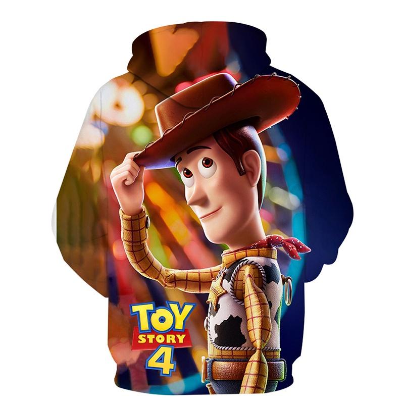 Cozy Toy Story 4 Sheriff Woody Buzz Lightyear Hoodie For Casual Comfort