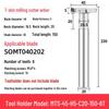 CNC T-Slot Milling Cutter with HTS Three-Sided Blade, Shank Thickness: 6, 8, 10, 12 Mm