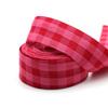 5 Yards 5 Yards Length Gingham Plaid Ribbon Pink Red Color DIY Hair Bow Ribbon  Garment Decoration
