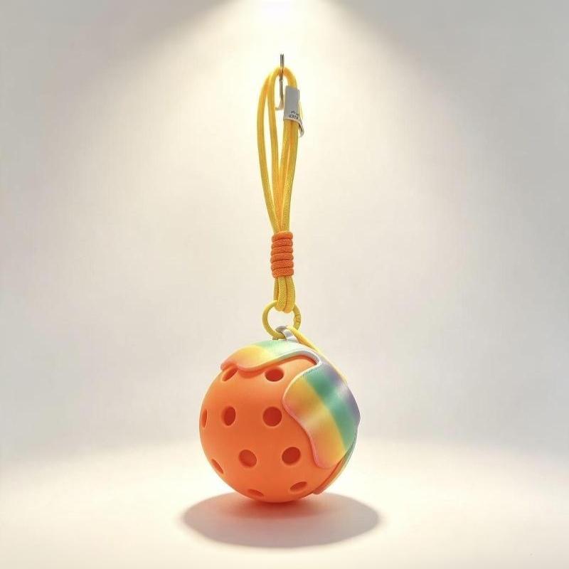 Módní sportovní klíčenky na pickleball, Inspirativní dárky pro milovníky pickleballu ženy muži Roztomilý klíčenka Jedinečný design