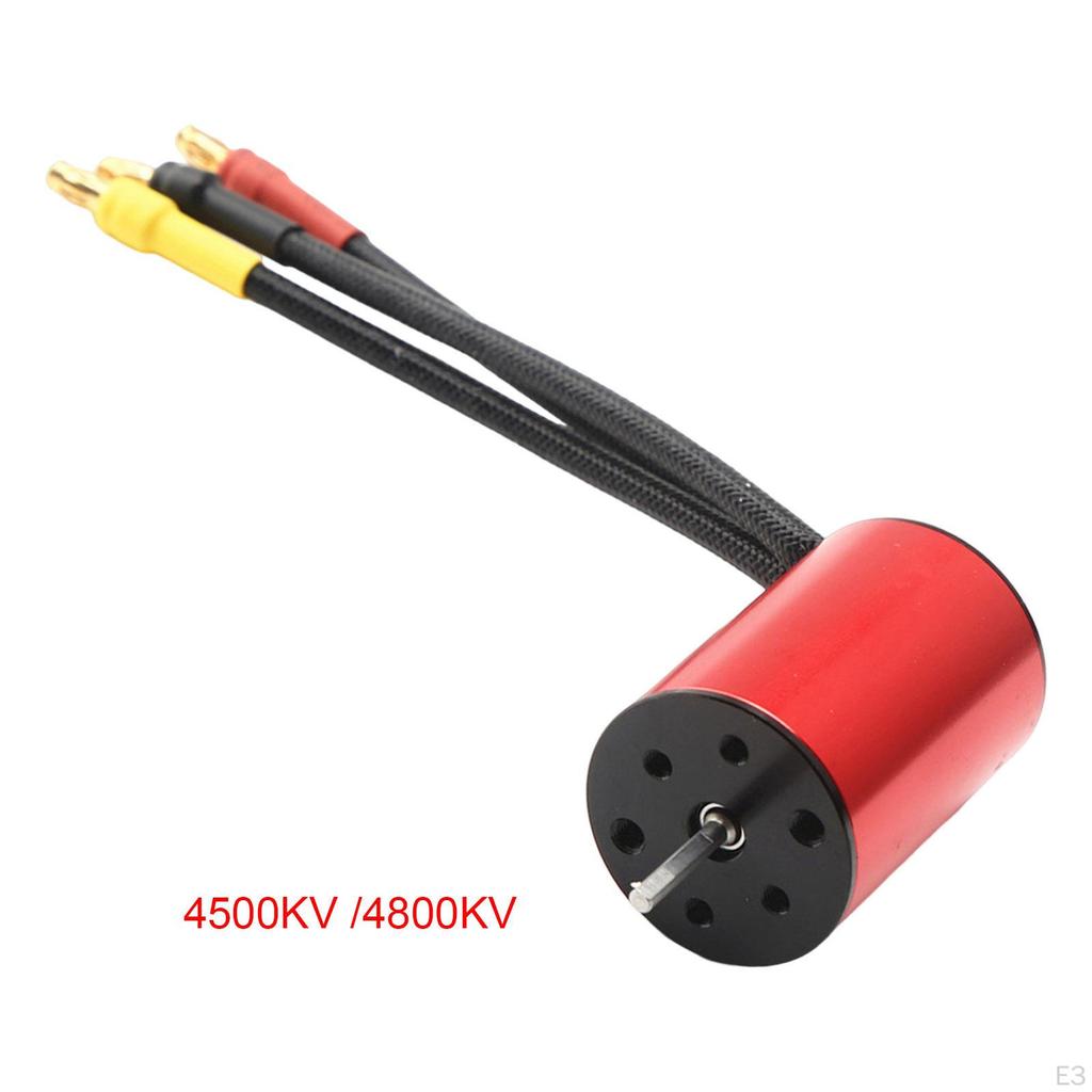 12 Slot RC Brushless Motor, 4 Pole 2435 Motor Waterproof Sensorless Car Upgrade Part, Model