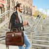 Vannus Herren Echtleder Business-Tasche, Großes Fassungsvermögen, Passt für 15,6-Zoll-Laptop, Steht von selbst, Perfekt für Geschäftsreisen, Jobsuche, Pendeln,