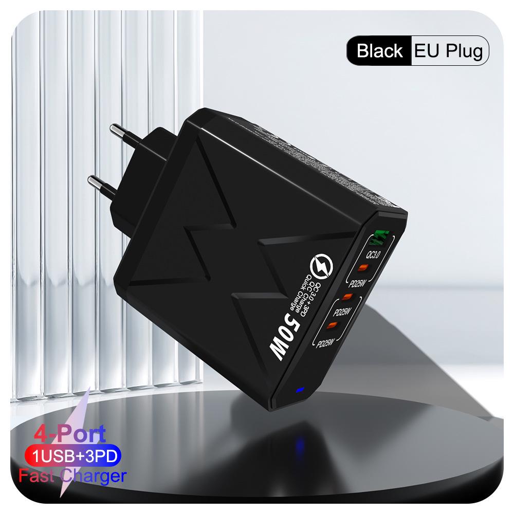 65W PD/QC3.0 Fast Charger for Phones & Tablets - European Standard