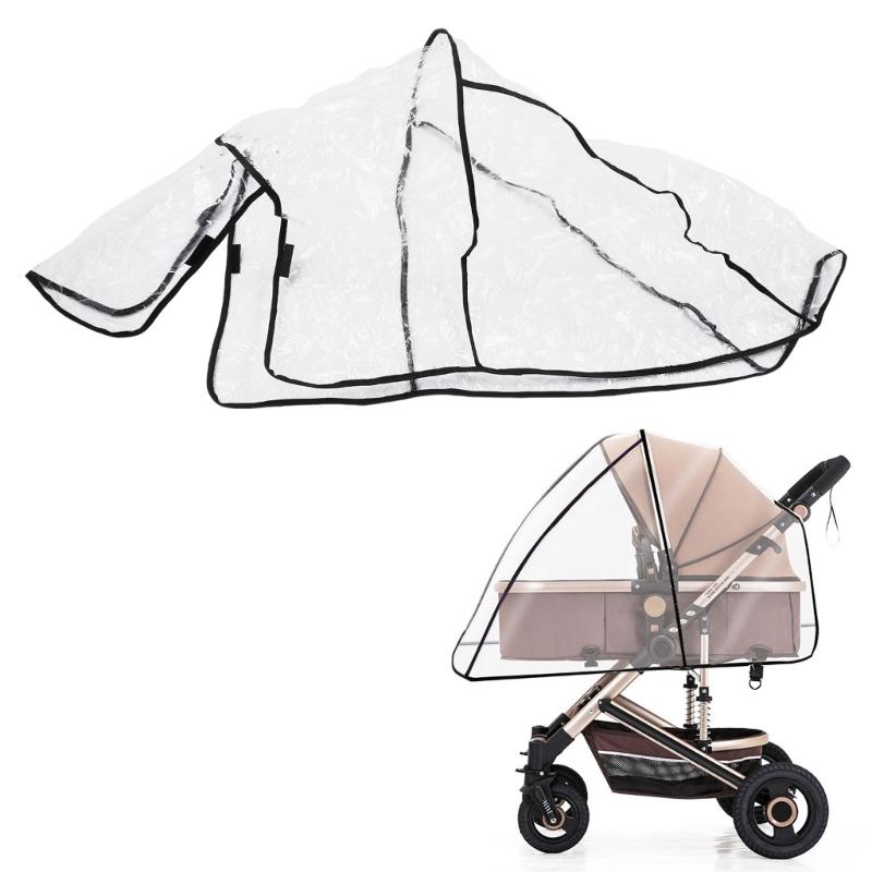 Baby Travel Weather Shield Breathable Stroller Rain Cover Baby Car Weather Wind-Shield Protect from Dust Snow Universal