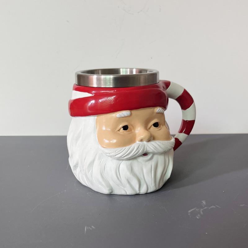 Christmas Santa Claus MugsHome Table Decorations Handicrafts Ornaments Gifts