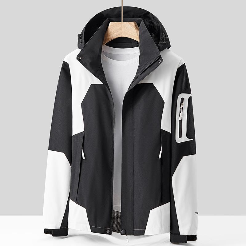 Outdoor Thin Windproof Waterproof Jacket Men's Spring and Autumn Single-layer Couple Mountaineering Jacket Women's Loose Jacket
