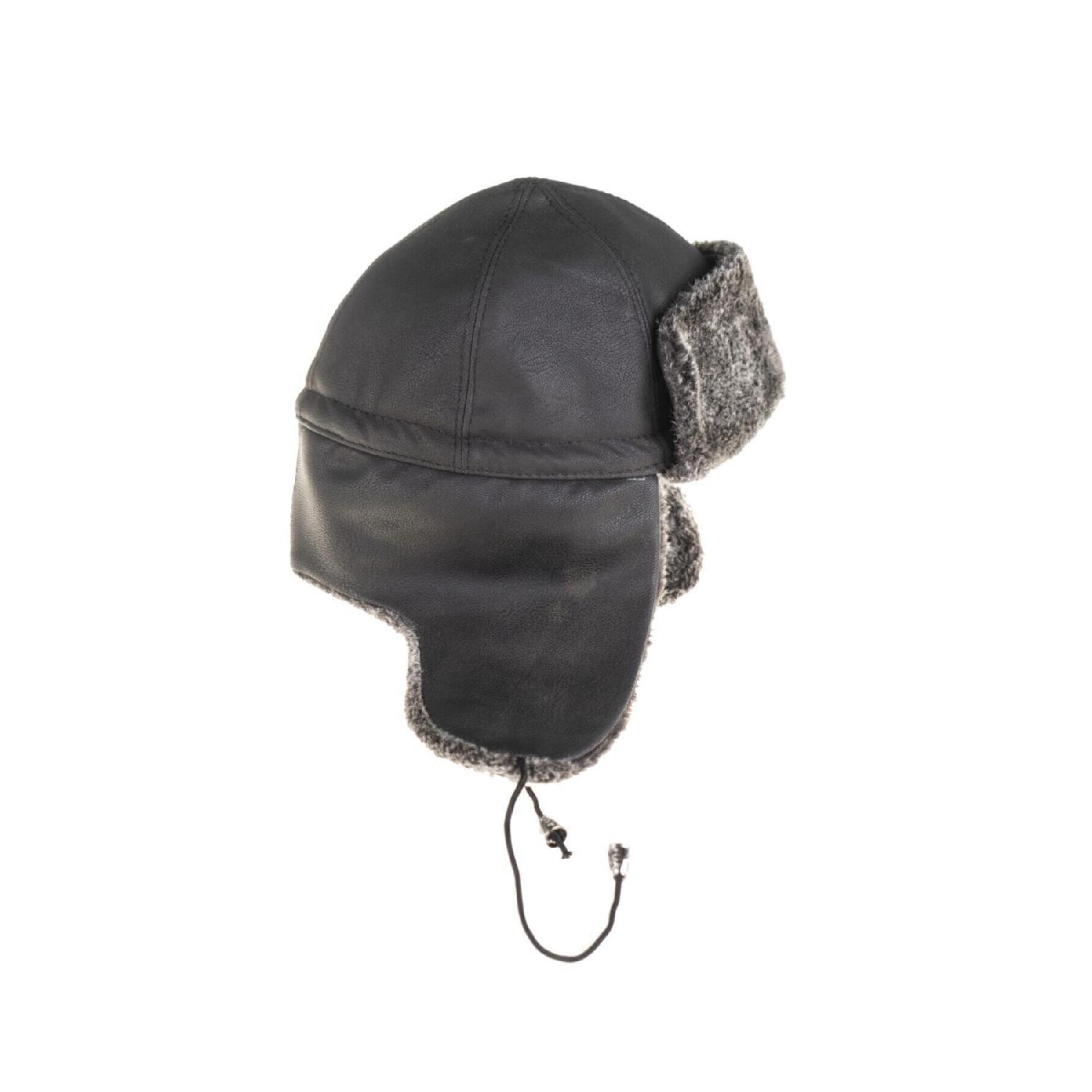 

Fur Lined Hat With Headphones 3170 60 cm чёрный
