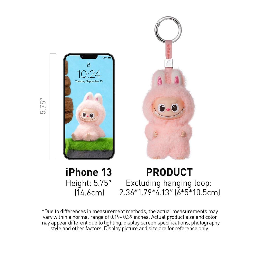 POP MART Monster Pin Love Series Vinyl Plush Blind Box Labubu Collectible Holiday Birthday Gift for Girls and Single Box (N-Z) Toy, Boys,