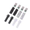 2/5 Peças Usb3.1 24 Pinos Tipo-C Macho 5 Pontos de Solda Para Carregamento Rápido de Celular C para C Com Almofada de Solda CC Reparo DIY Plugue de Dados
