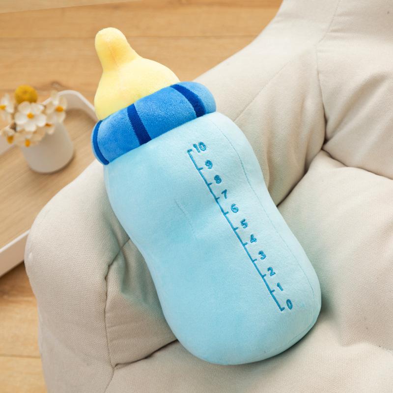 40/65CM Lovely Milk Bottle Stuffed Plush Pillow Cushion Funny Cartoon Boba Plush Soft Toys for Baby Kids Birthday Gifts