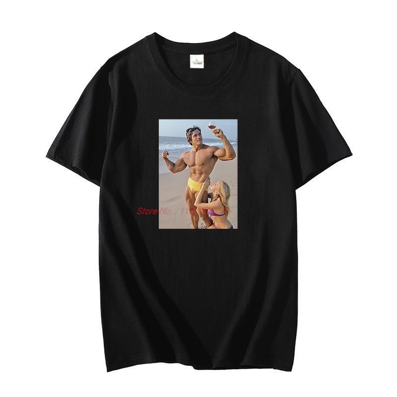 Classic Cotton T Shirt For Unisex Arnold Schwarzenegger Olympia Bodybuilding Graphic T Shirts Oversized T Shirts Unisexs Clothing