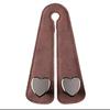 Heart Shape Metal Car Seat Headrest Hooks 2 In 1 Leather Car Seat Back Hook Purse and Bag Backpack Double Hook Car Seat Hanger
