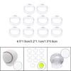 10 PCS Acrylic Transparent Display Stand for Base Pedestal Support