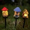 Rainproof Solar Resin Garden Landscape Light for Outdoor Lawn and Courtyard