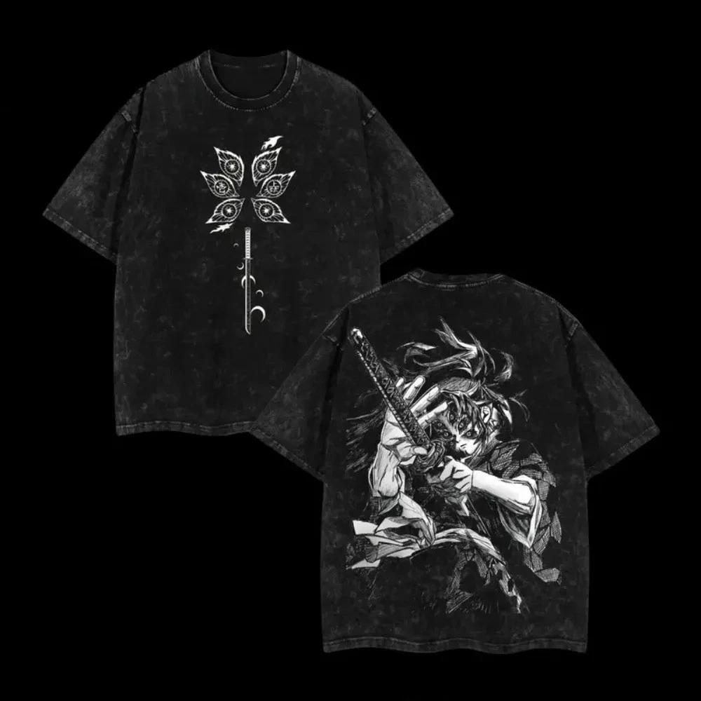 Demon Slayer Kokushibou Anime Manga T-Shirt Tee Undershirt Cotton 2XL