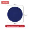 Round Non-slip Silicone Coaster - 10cm Heat-resistant, Drip-proof, Customizable Logo for Water and Coffee Cups.