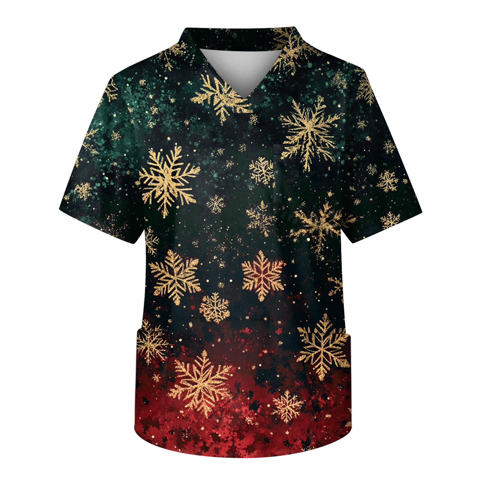 

Мужской топ с коротким рукавом, V-образным вырезом и принтом, нагрудным карманом M