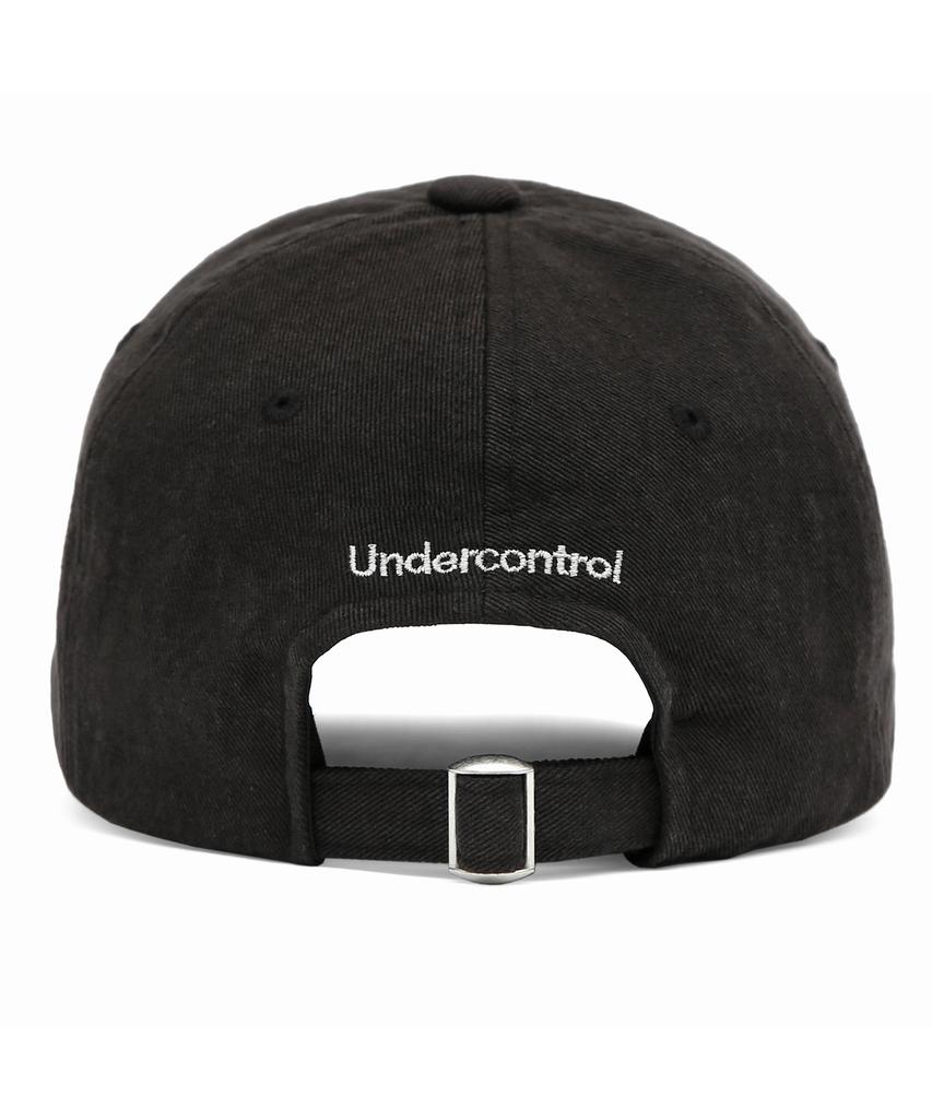 Eondeokeonteulol Four Seasons Cotton Logo Embroidered Basic Soft Top Unisex Ball Cap Uc / Washed Black