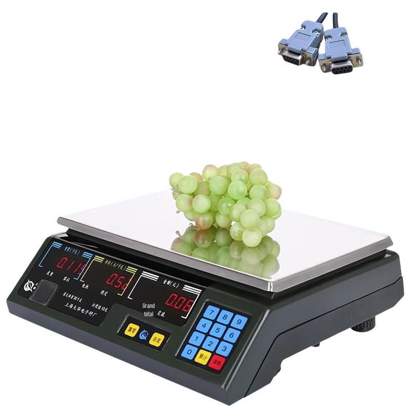 Hengcheng 30kg Electronic Pricing Scale with RS232 Port (CN version)