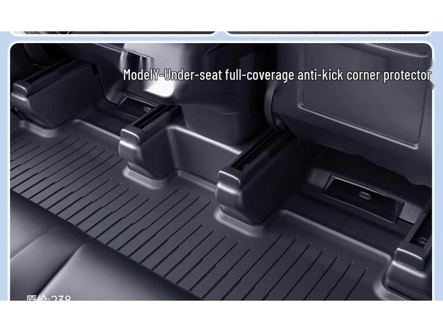 Tesla Model Y/3 Refurbished Accessories Gift Set: Interior Floor Mats & Storage Modifications