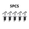 5PCS Wine Bottle Stopper Olive Oil Pourer Dispenser Bar Barware Spout Pourer Leakproof Silicone Plug Nozzle Sprayer Kitchen Tool