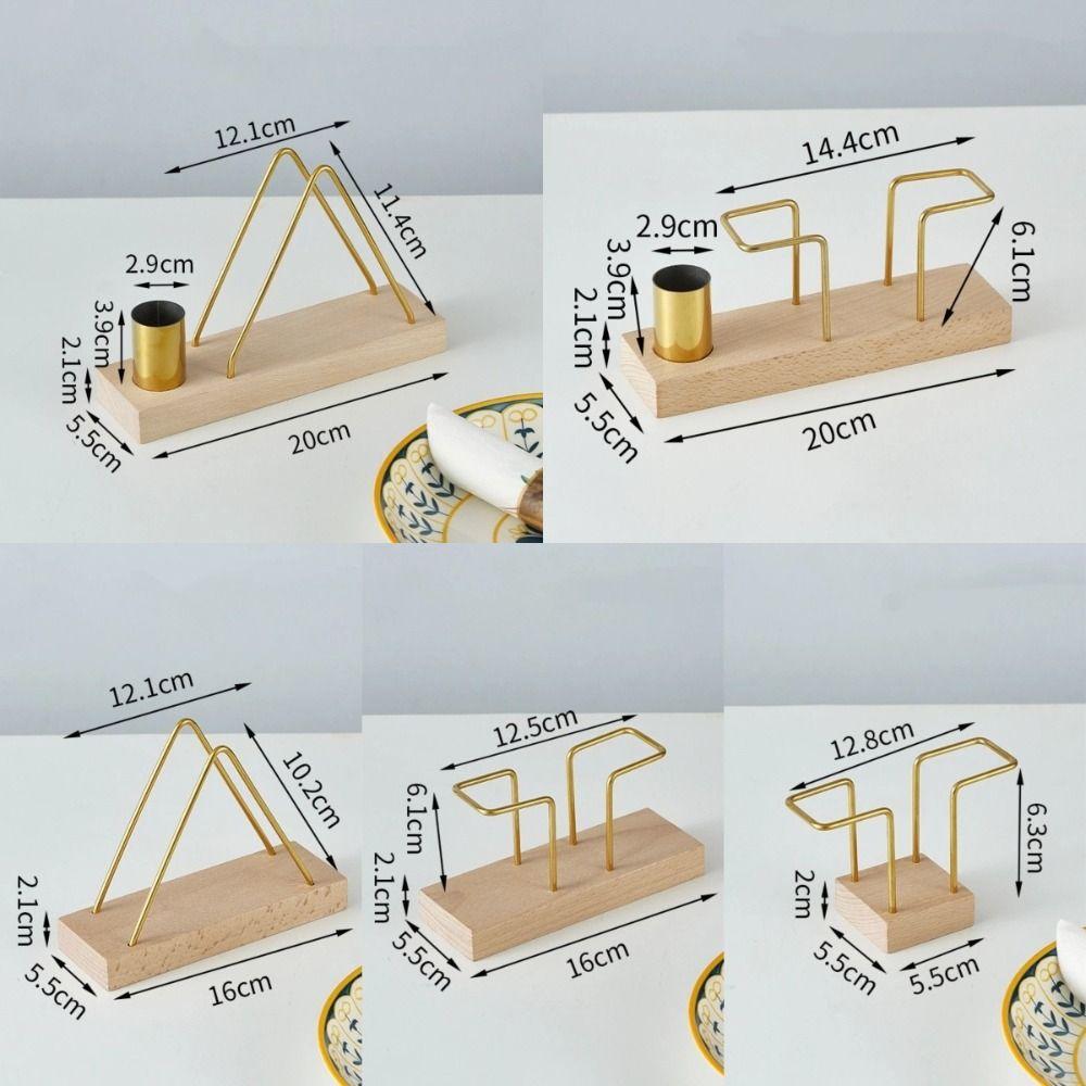 New Wood Tissue Holder Creative Design Elegant Toothpick Box Multifunction Desktop Organizer Dining Table